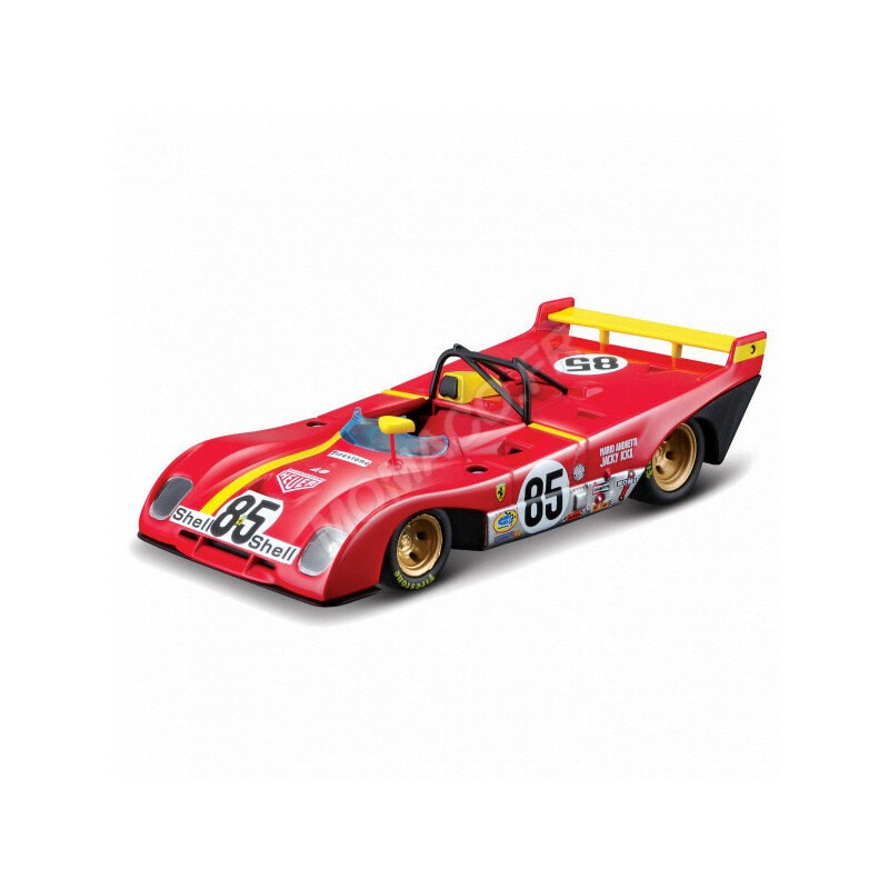 Miniature Ferrari 312pb 85 j.ickx - m.andretti 6h watkins glen 1972 1er
