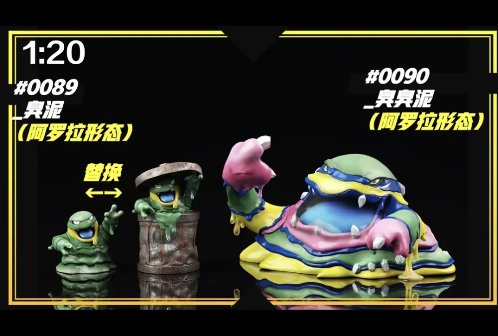 [PREORDER] 1/20 Scale World Figure [SXG] – Alolan Grimer & Muk