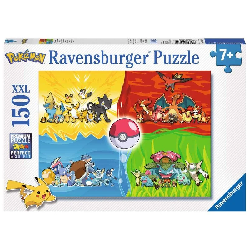 Puzzle Les différents types de Pokémon