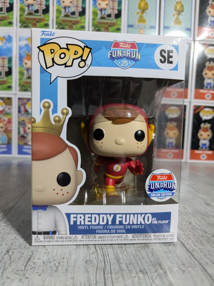 Funko Pop! – SE : Freddy Funko as The Flash Bundle