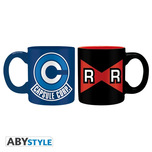 Dragon Ball Z - Mugs à espresso - Capsule Corp. vs Ruban Rouge