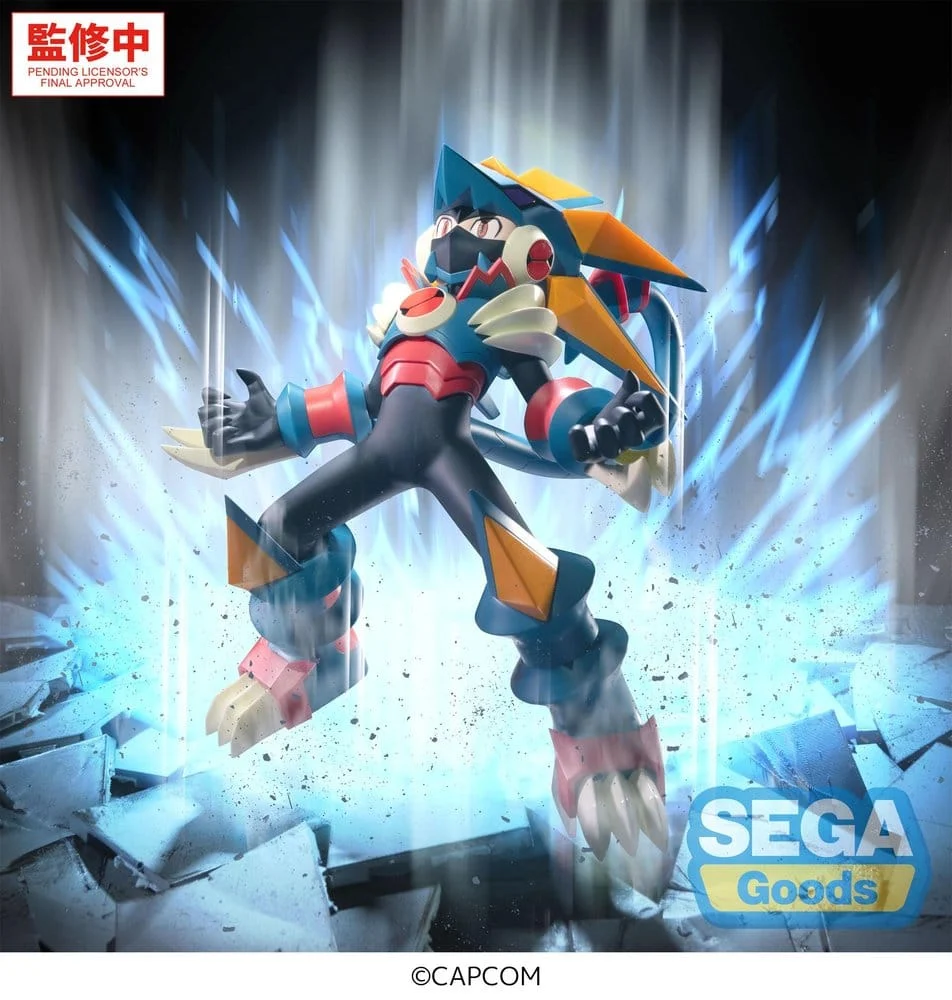 Mega Man Battle Network figurine PVC Luminasta Mega Man Gregar Beast