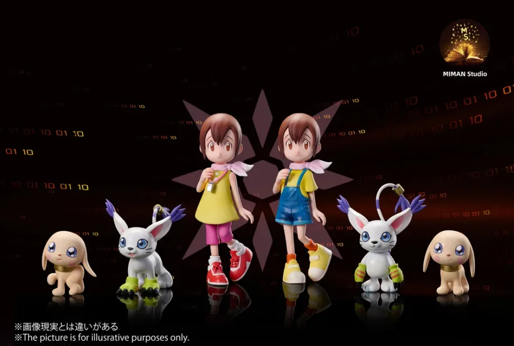 [PREORDER] Digimon Figure [MIMAN] – Yagami Hikari / Gatomon / Salamon