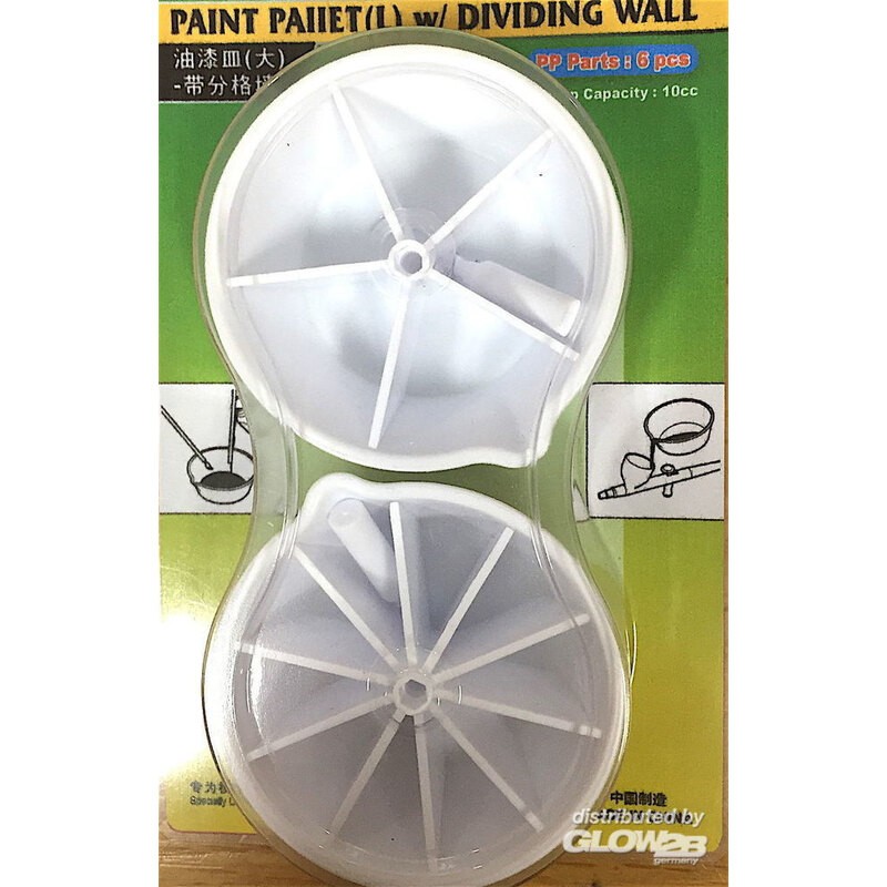 Palette de peinture (L) avec cloison
