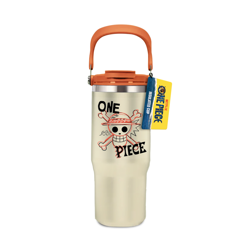 ONE PIECE NETFLIX - Jolly Roger - Mug de Voyage XL 900ml avec anse