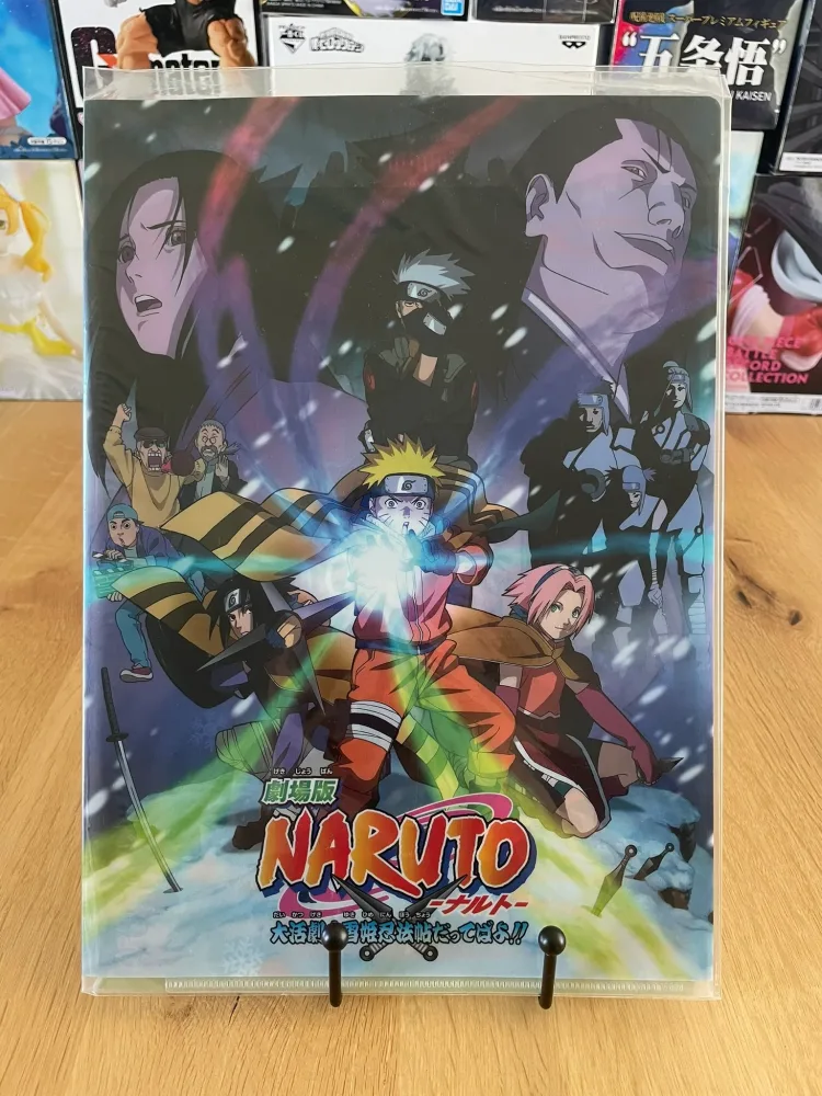 Clear File double A4 Naruto, Sasuke, Sakura, Kakashi – Naruto Le Film