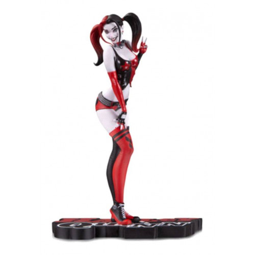 DC Comics Red, White & Black statue Harley Quinn by Scott Campbell 18 cm - DC Direct