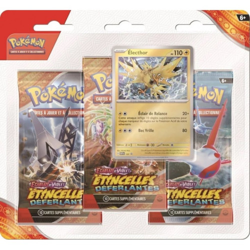 Pokémon Tri-Pack EV08 Étincelles Déferlantes Électhor