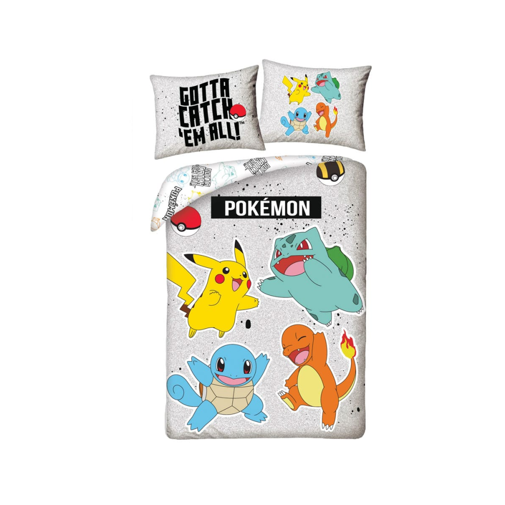 Pokémon - parure de lit Ver. 11 140 x 200 cm / 70 x 90 cm