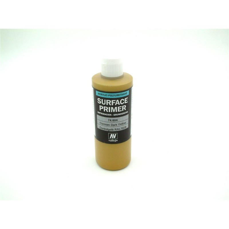 Peinture Vallejo PRIMER ACRYLIC POLIURETAN: Dunkelgelb RAL 7028 - 200 ml.