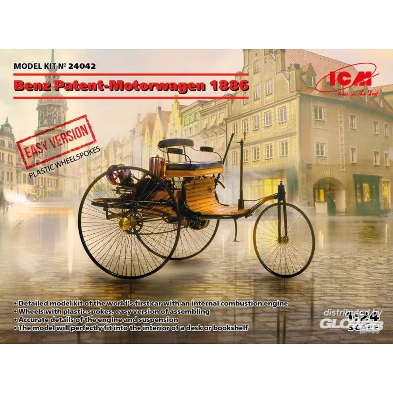 Accessoire Benz Patent-Motorwagen 1886 (rayons de roue en plastique version EASY)