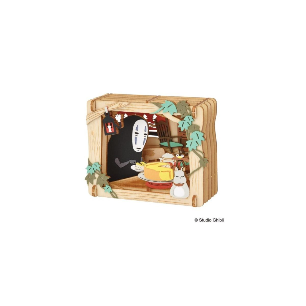 Puzzle LE VOYAGE DE CHIHIRO - Bonne nuit - Théâtre de papier Style Bois