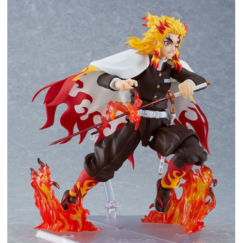Demon Slayer Kimetsu no Yaiba Figurine Figma Kyojuro Rengoku 15cm - MAX FACTORY
