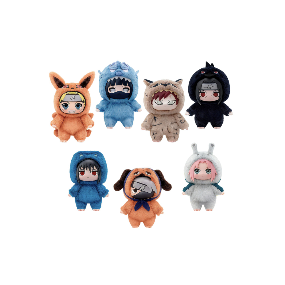 Naruto Shippuden Puremind Beast Party-Vinyl Plush Blind Box Asst 6pcs