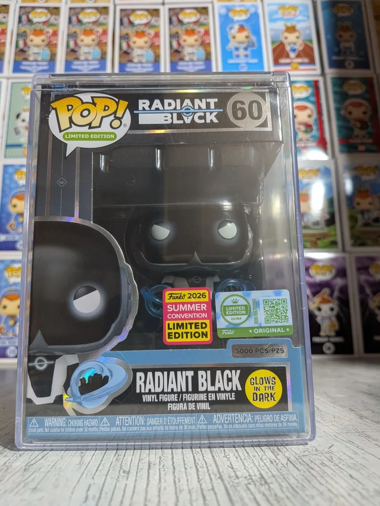 Funko Pop! Radiant Black (Glow/SC2026/5000PCS) – Radiant Black #60