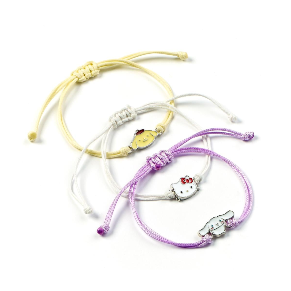 HELLO KITTY & Friends - Set de 3 Bracelets de l'Amitité