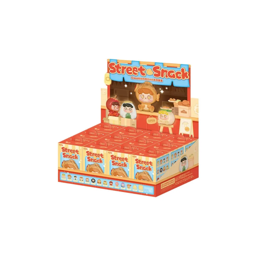 QKid: Street Snack Series Blind Box Figurine 5 cm Display (12)