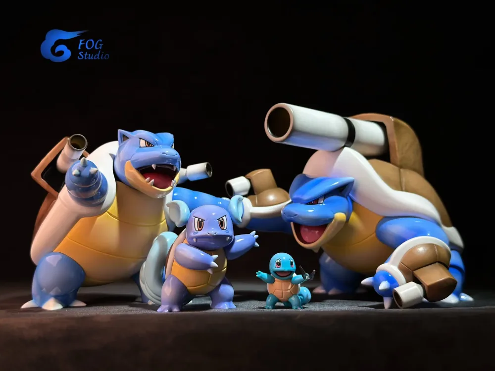 [PREORDER] 1/20 Scale World Figure [FOG] – Squirtle & Wartortle & Blastoise & Mega Blastoise