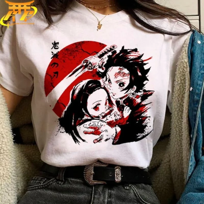 T-Shirt Tanjiro avec Nezuko - Demon Slayer™