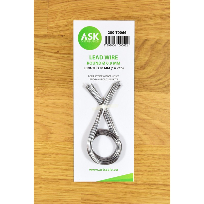 Fil conducteur - rond Ø 0,9 mm x 250 mm (14 pcs)