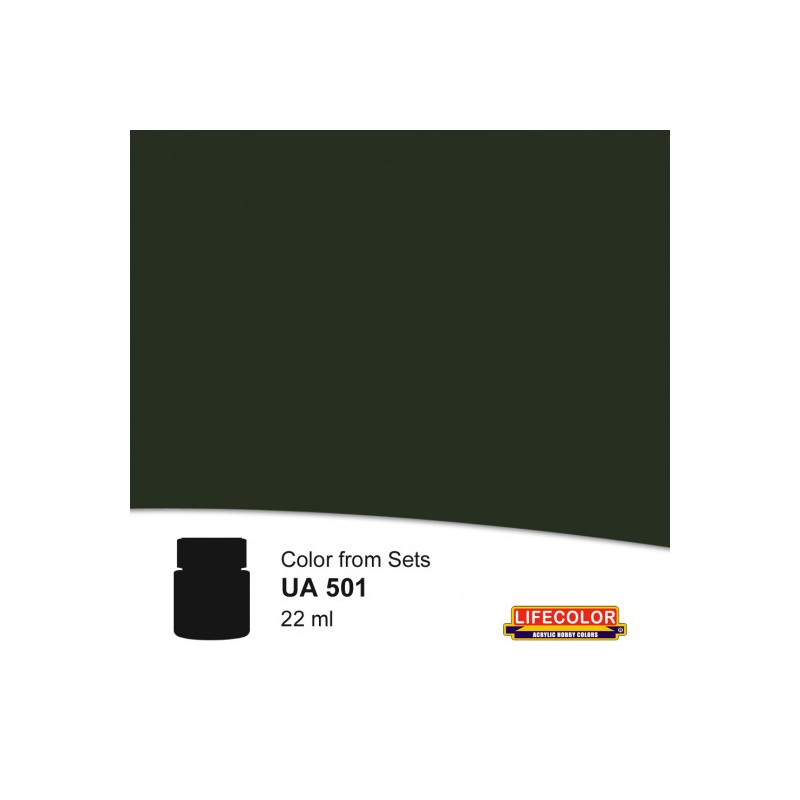 Peinture acrylique Luftwaffe Schwarzgrun RLM 70 22ml