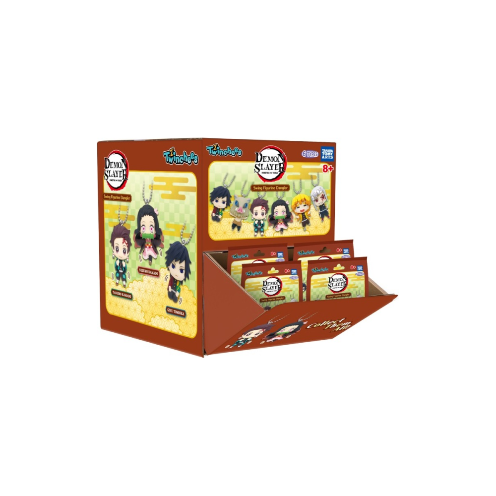 Twinchees Demon Slayer Swing Fig. Danglers W6 Asst 24pcs