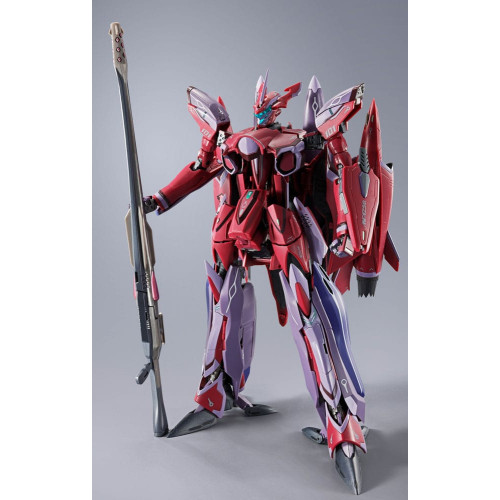 Macross Frontier figurine DX Chogokin VF-27 Gamma SP Super Lucifer Valkyrie Brera Sterne use Revival Ver. 25 cm - BANDAI