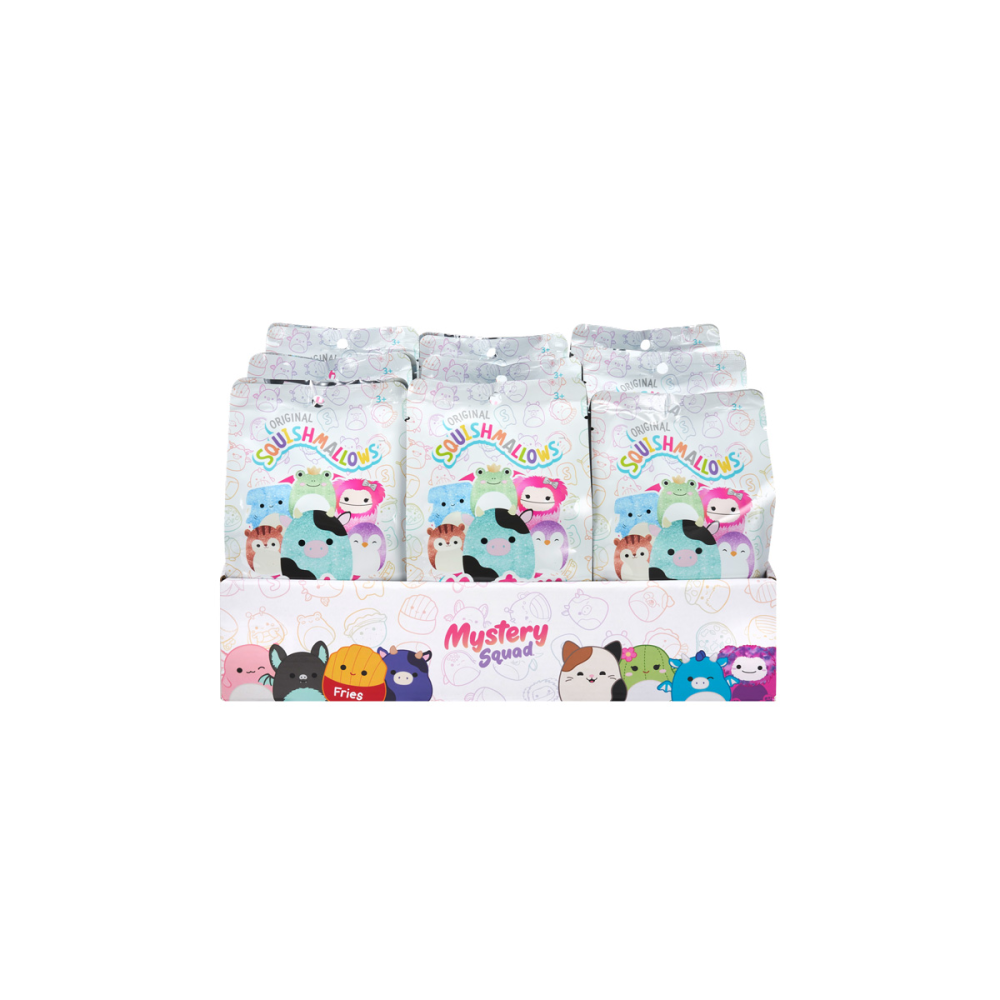 Squishmallows Little Plush 10cm Unscented Mystery Bags Asst 9pcs