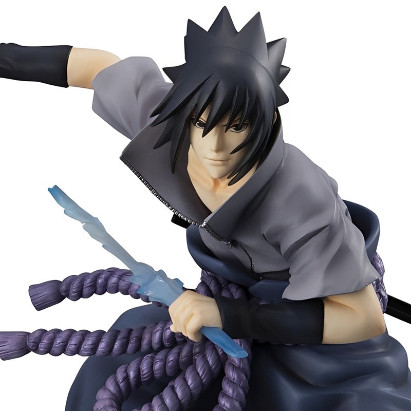 NARUTO SHIPPUDEN Sasuke Uchiha Great Ninja War Version G.E.M. Reissue Megahouse – Figurine