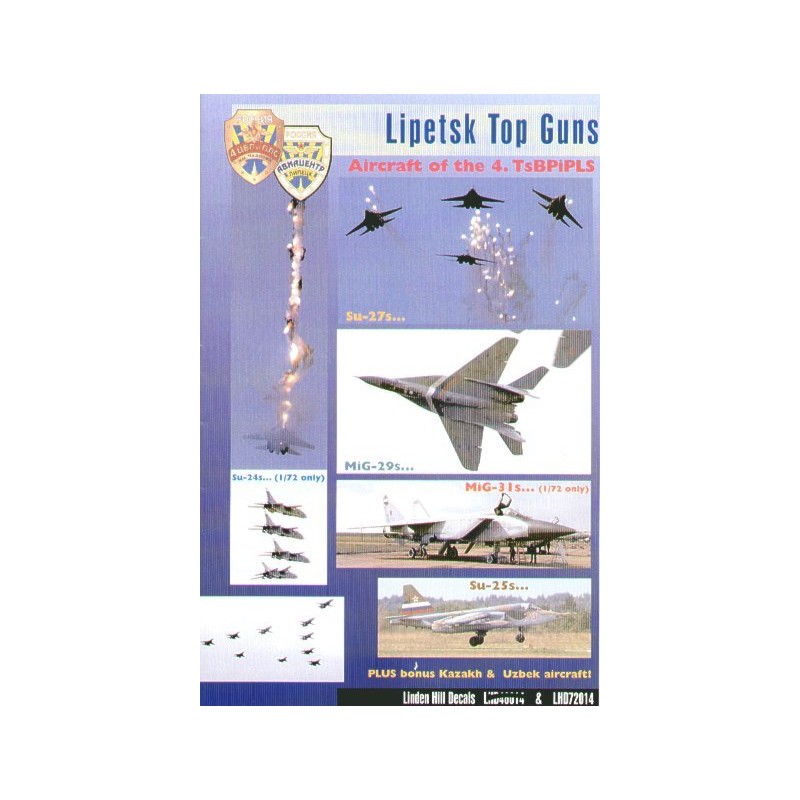 Décal Lipetsk Top Guns - L'avion de l'élite de l'armée de l'air soviétique 4. TsBP PLS (15)