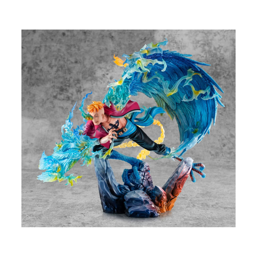 One Piece - Statuette Portrait Of Pirates MAS Maximum Marco the Phoenix Leader of 1st group of Whitebeard Pirates 32 cm