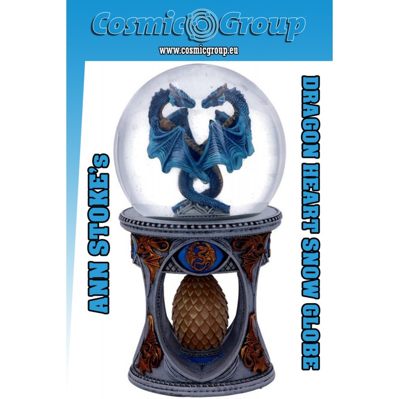 Anne stoke dragon heart snow globe