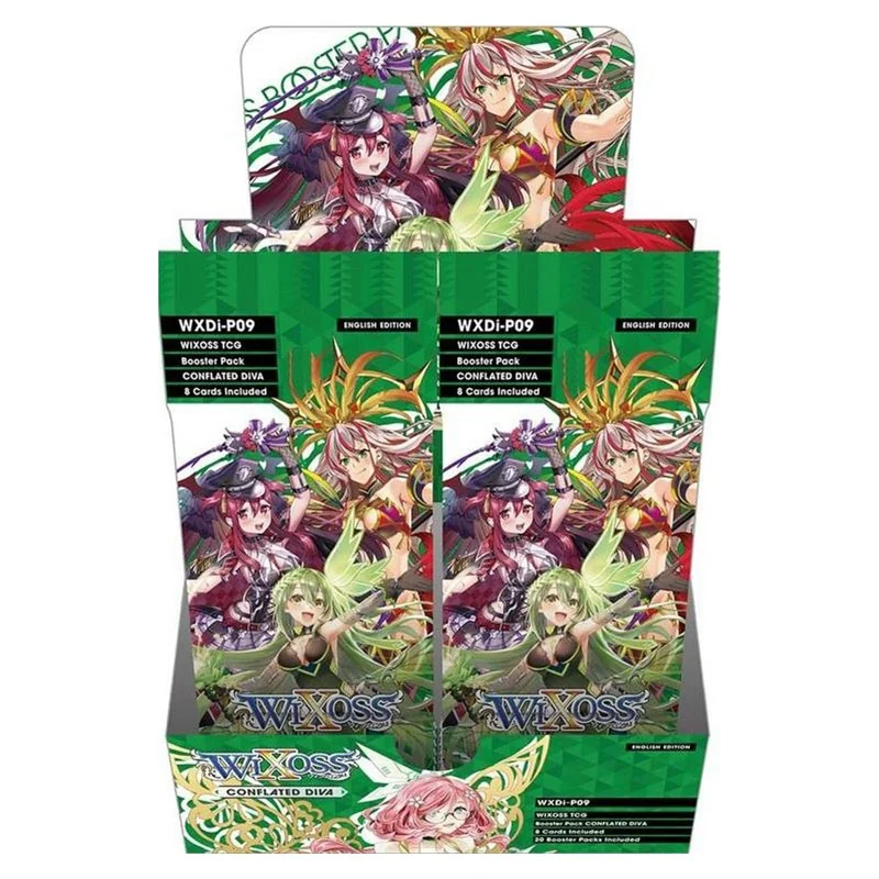 Wixoss Conflated Diva Serie 09 Boite 18 Boosters 5 Cartes