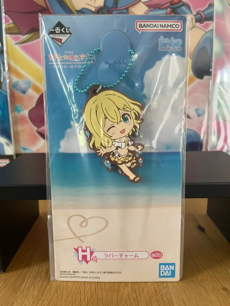 Porte-clés – Rent-A-Girlfriend – Nanami Mami Summer Version Ichiban Kuji Manzokudo Rubber 4 7 cm