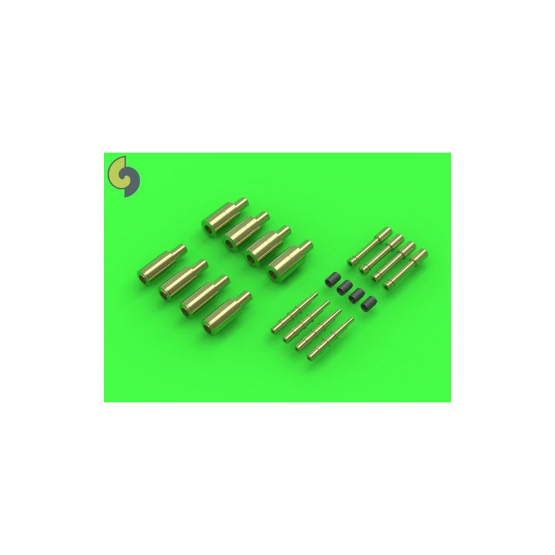 Canons Fairey Firefly Mk.I Hispano 20 mm avec canons découverts (conçus pour être utilisés avec les kits AZ Model et Special Hob