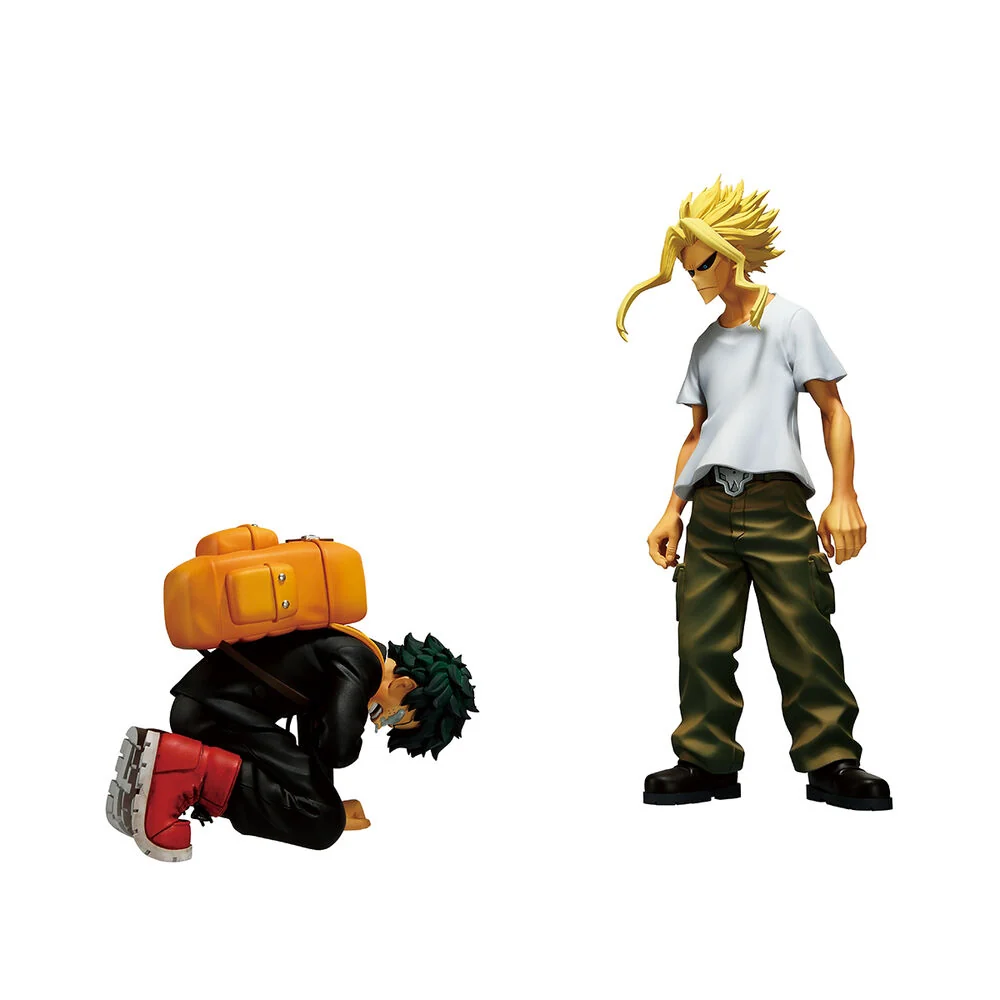 My hero Academia The Story Of How He Became The Greatest Hero Figurine Izuku Midoriya & All Might Ichibansho Ichibansho