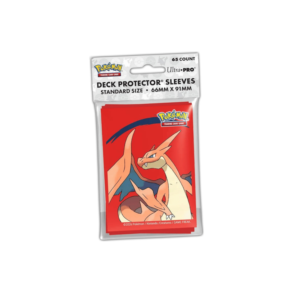 Pokemon Ultrapro Deck Protector Sleeve Mega Charizard Y Paquet 65pcs