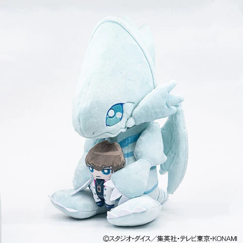 Peluche – Yu-Gi-Oh! – Blue-Eyes White Dragon & Seto Kaiba 30 cm