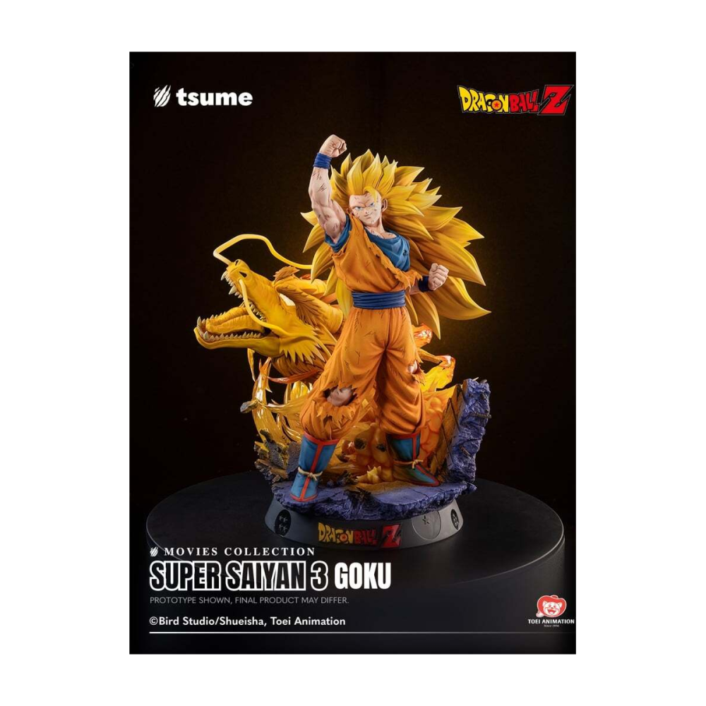 Figurine DRAGON BALL Z - Super Saiyan 3 Goku - Statue Movie Coll. By Tsume 57cm