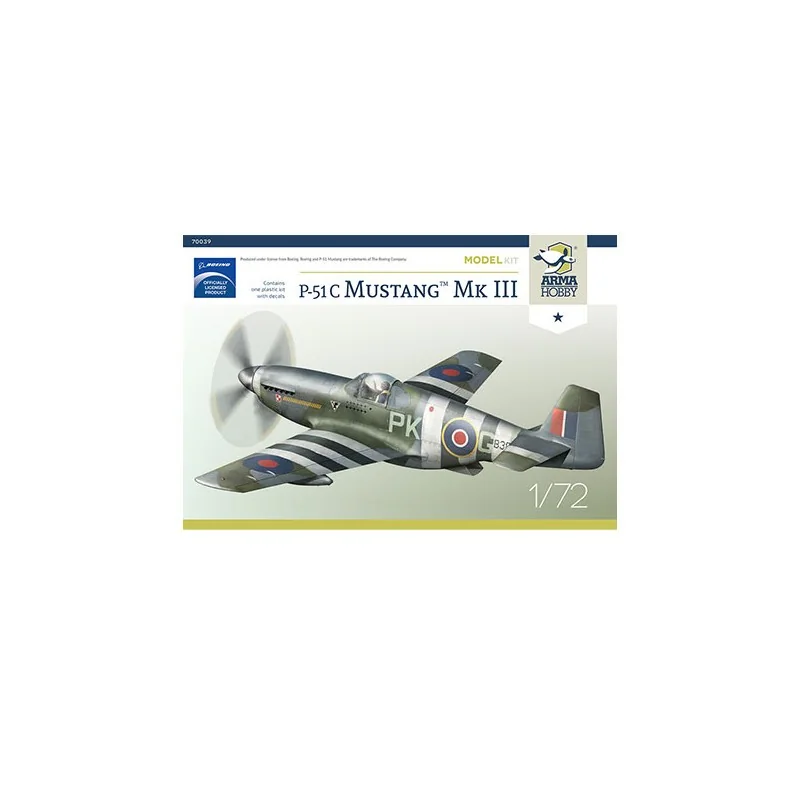 Maquette P-51 C Mustang Mk. III Model Kit