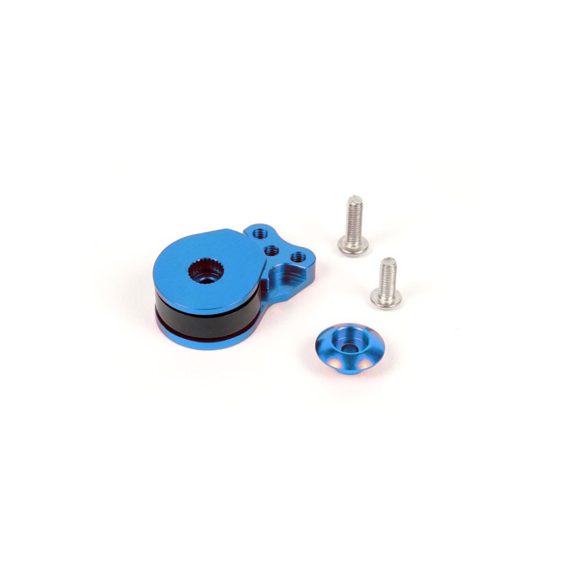 Alimentation Sauve servo alu 25T bleu (1p)
