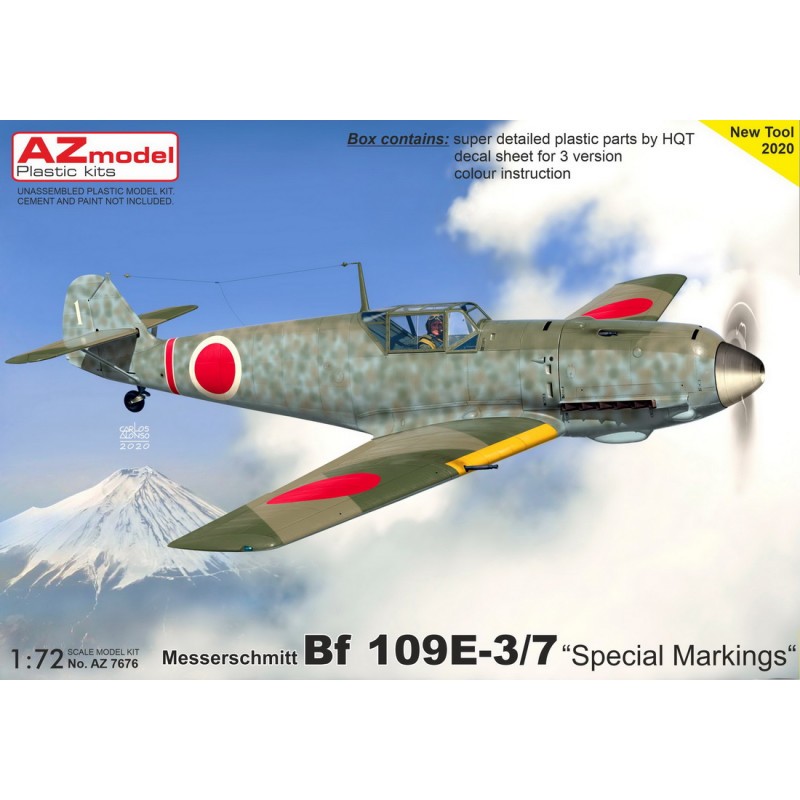Maquette Messerschmitt Bf-109E-4 'Special Markings' Japon, Russie et Hongrie
