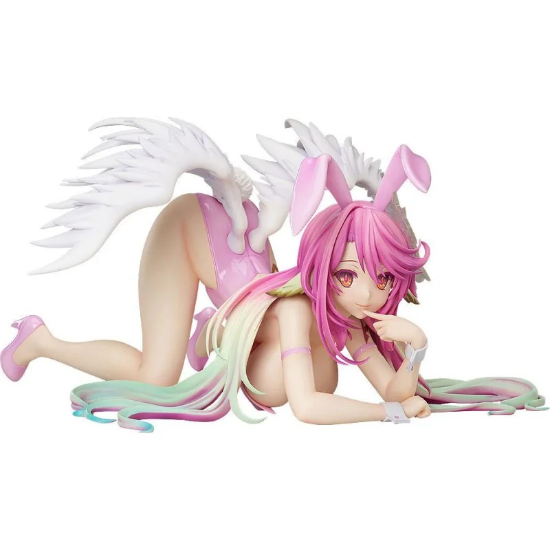 Figurine No Game No Life statuette PVC 1/4 Jibril Bare Leg Bunny Ver. 30 cm