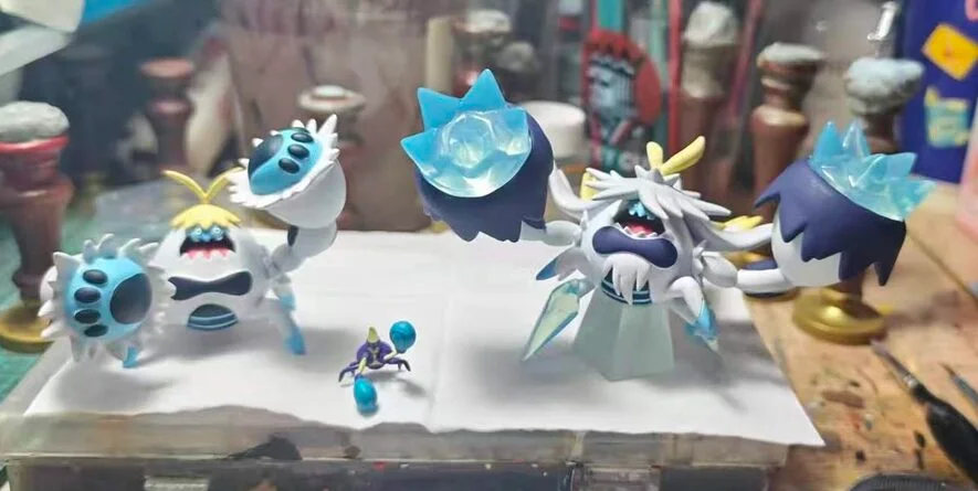 [PREORDER] 1/40 Zukan Figure [ROWLET] – Crabrawler & Crabominable / Mega Crabominable