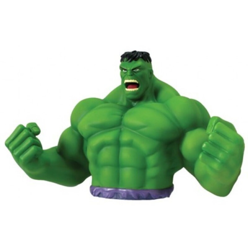 Figurines Marvel: l'incroyable banque de buste de Hulk