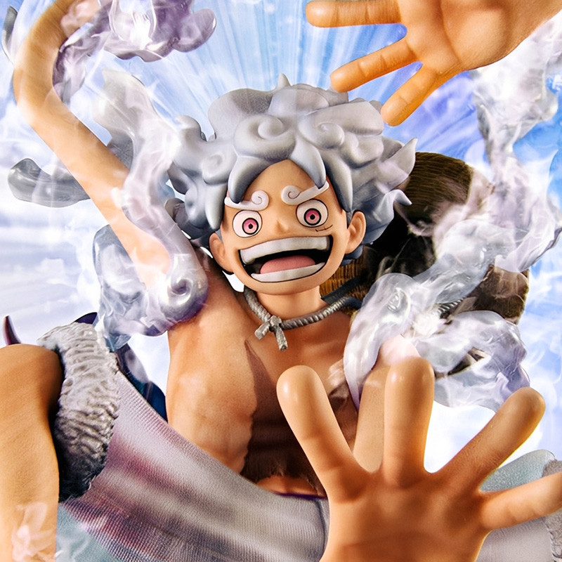 Figurine – ONE PIECE Monkey D. Luffy Gear Fifth P.O.P. Evolutionary History Megahouse