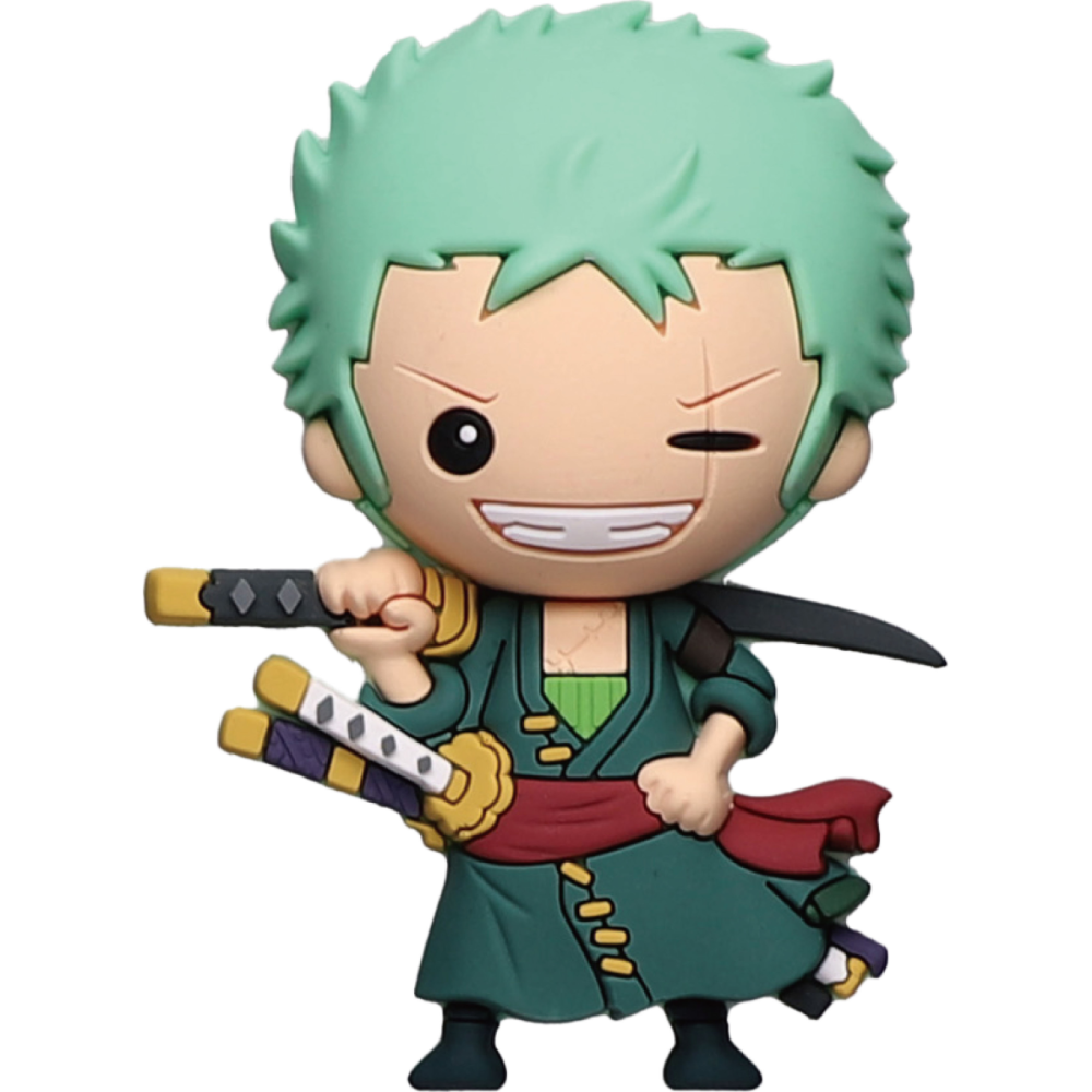 ONE PIECE - Zoro - Aimant à collectionner en mousse 3D
