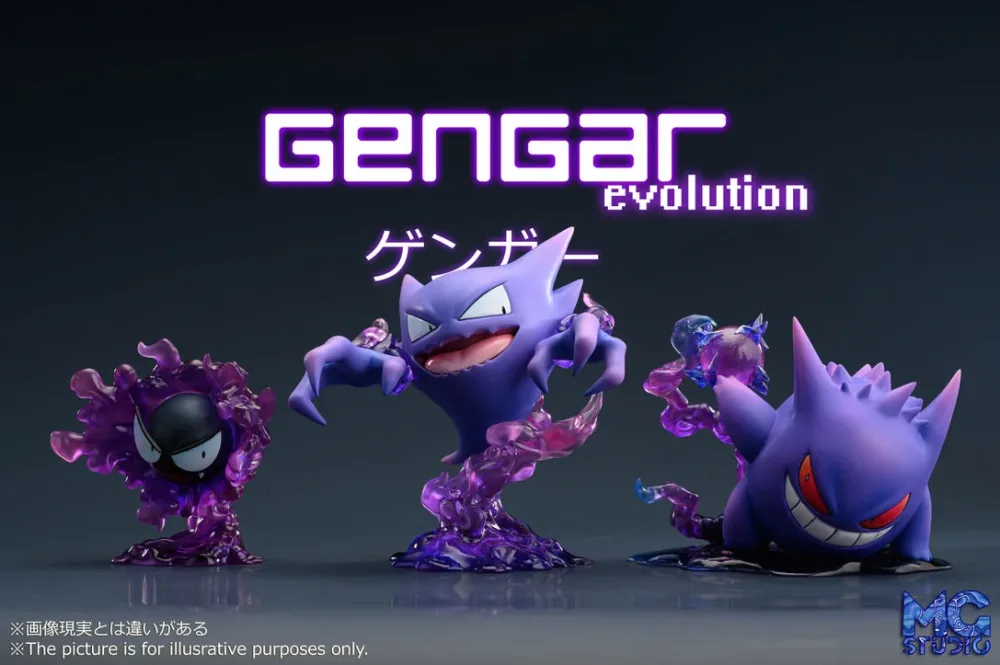 [IN STOCK] 1/20 Scale World Figure [MG] – Gastly & Haunter & Gengar