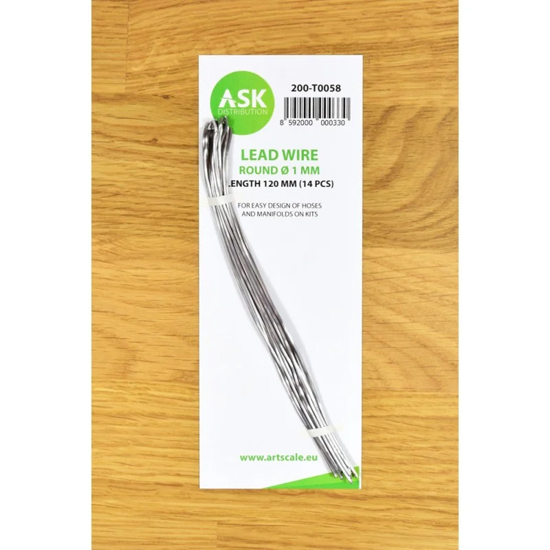Fil conducteur - rond Ø 1 mm x 120 mm (14 pcs)