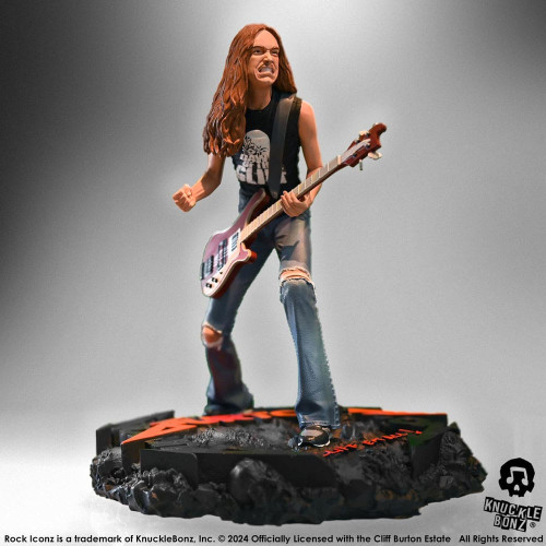Metallica statue Rock Iconz Cliff Burton II 22 cm - Knucklebonz